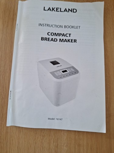 Lakeland bread maker 16147 - bread,