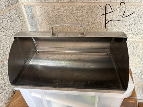 Metal bread bin - bread,