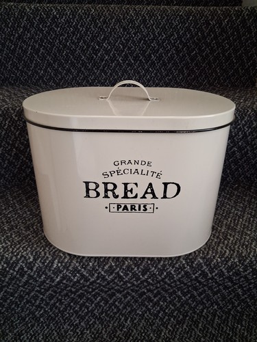 Lovely big white bread bin