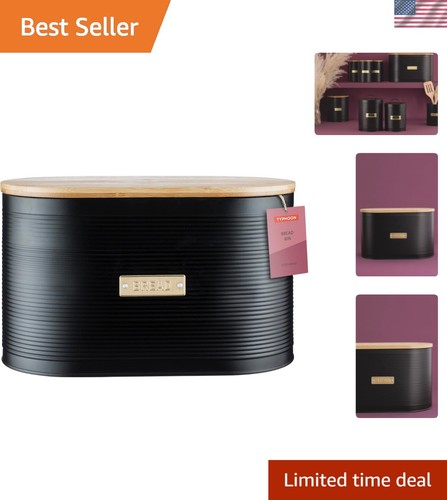 Otto black bread bin - otto,