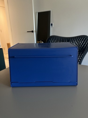 Blue bread bin - bread,