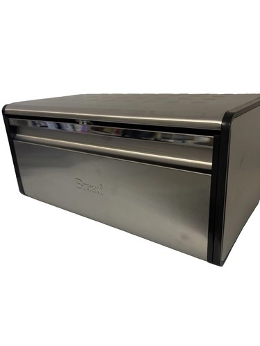 Bread bin large stainless - large,