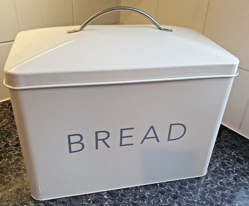 Bread bin steel with - steel,