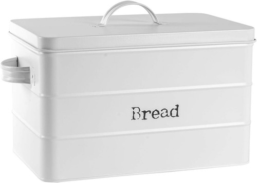 Vintage bread bin with - bread,